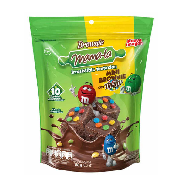 MINI BROWNIE MAMAIA 180G M&M